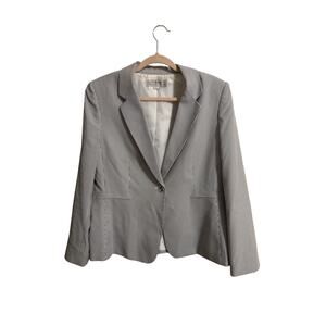 TAHARI ARTHUR S. LEVINE SEERSUCKER WOMEN'S BLAZER - SIZE 16